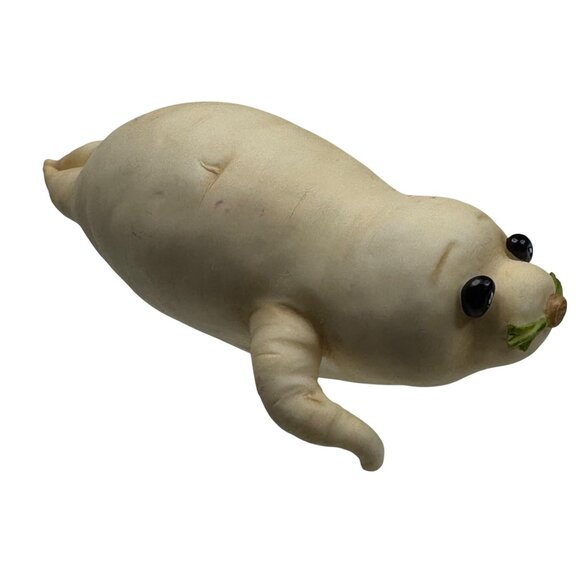 Enesco Home Grown Radish Seal Vegetable Figurine Resin 2007 4008118 Collectible - Picture 10 of 12